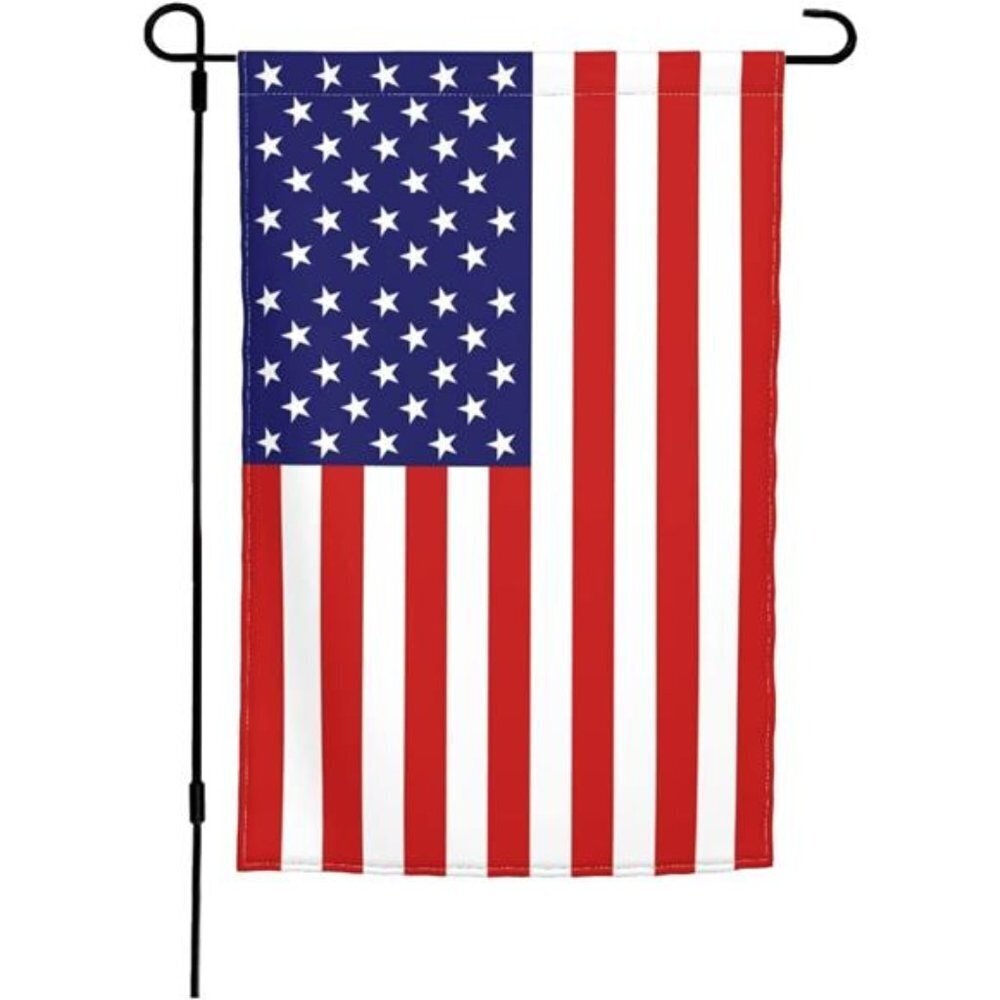 Garden Flag 12x18 Inch Double Sided Patriotic American